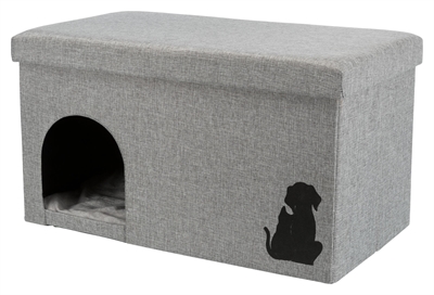 Trixie Kattenhuis Kimy Grijs - 70 x 40 x 40 cm