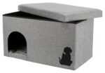 Trixie Kattenhuis Kimy Grijs - 70 x 40 x 40 cm
