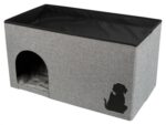 Trixie Kattenhuis Kimy Grijs - 70 x 40 x 40 cm