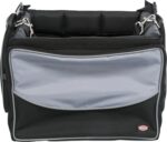 Trixie Fietsmand Voor Aan Stuur Nylon Zwart / Grijs - 41 x 26 x 26 cm