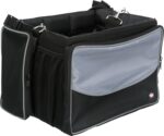 Trixie Fietsmand Voor Aan Stuur Nylon Zwart / Grijs - 41 x 26 x 26 cm