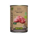 Bf Petfood Organic Hond Rund Menu Blik - 12 x 400 g
