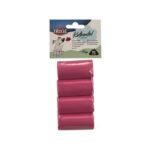 Trixie Hondenpoepzakjes Rozengeur Roze - 4 x 20 stuks