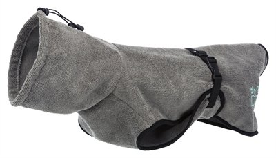 398419.jpg Trixie Badjas Hond Badstof Grijs - 30 cm