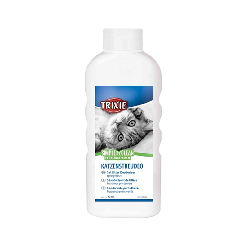 HuisdierXL VDM 398425 image derivative v1 Trixie Simple'N'Nclean Geurverdrijver Kattenbak Lentefris - 750 g
