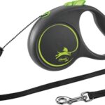 Flexi Rollijn Black Design Cord Groen - S 5 Mtr Tot 12 kg
