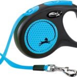 Flexi Rollijn New Classic Neon Tape Zwart / Blauw - S 5 Mtr Tot 15 kg