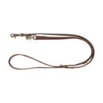 Trixie Hondenriem Rustic Verstelbaar Vetleer Donkerbruin - 200 x 1,2 cm