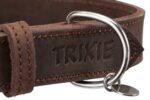 Trixie Halsband Hond Rustic Vetleer Donkerbruin - 27-34 x 1,8 cm