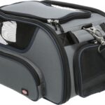 Trixie Hondentas Vliegtuigtas Wings Grijs / Zwart - 46 x 28 x 23 cm