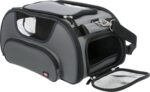 Trixie Hondentas Vliegtuigtas Wings Grijs / Zwart - 46 x 28 x 23 cm