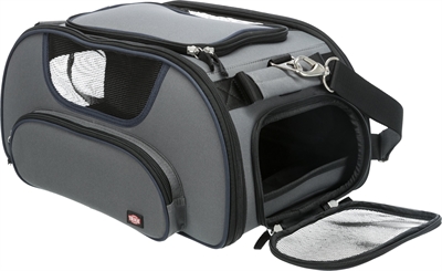 Trixie Hondentas Vliegtuigtas Wings Grijs / Zwart - 46 x 28 x 23 cm
