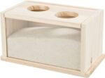 Trixie Zandbad Voor Muizen / Hamsters Hout - 20 x 12 x 12 cm
