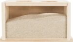 Trixie Zandbad Voor Muizen / Hamsters Hout - 20 x 12 x 12 cm