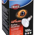 Trixie Reptiland Prosun Mixed D3 Uv-B Lamp Zelfstartend - 100 Watt 9,5 x 9,5 x 13 cm