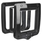 Trixie 4-Weg Kattenluik Inclusief Tunnelstuk Zwart - 20 x 22 cm
