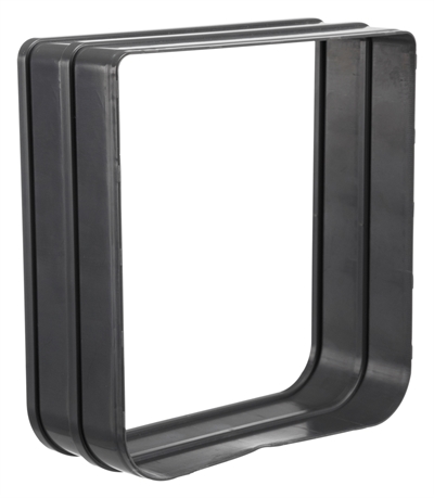 Trixie Tunnelstuk Voor 4-Weg Kattenluik 20X22 Cm Zwart - 16,5 x 15,5 cm