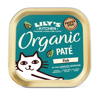 Lily'S Kitchen Cat Organic Fish Pate - 19 x 85 g