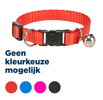 399161.jpg Trixie Halsband Kat Nylon Assorti