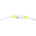 Trixie Lichtgevende Halsband Usb Flash Light Oplaadbaar Tpu Groen - 40 x 0,8 cm