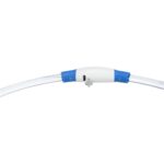 Trixie Lichtgevende Halsband Usb Flash Light Oplaadbaar Tpu Blauw - 40 x 0,8 cm