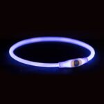Trixie Lichtgevende Halsband Usb Flash Light Oplaadbaar Tpu Multi - 65 x 0,8 cm