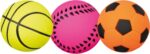 Trixie Bal Neon Drijvend Schuimrubber Assorti - 4,5 x 4,5 x 4,5 cm