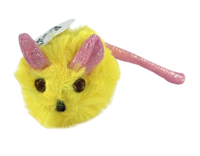Fofos Pluche Muis Met Glitterstaart - 14,5 x 6 x 6 cm