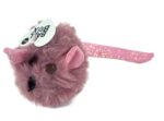 Fofos Pluche Muis Met Glitterstaart - 14,5 x 6 x 6 cm
