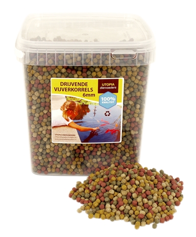 Utopia Diertotaal Vijverkorrel Drijvend - 6 mm 2 kg