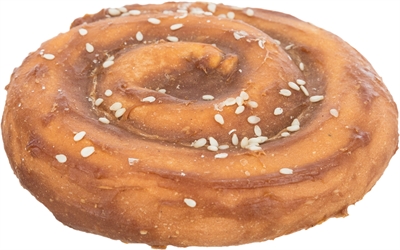399748.jpg Trixie Denta Fun Chewing Pie - 9 x 9 cm 70 g 50 stuks
