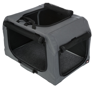 Trixie Soft Kennel Easy Reisbench Grijs - 71 x 51 x 49 cm