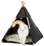 Trixie Kattenmand Tipi Vilt Antraciet - 55 x 55 x 65 cm