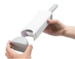 Trixie Harenpluizenborstel Met Reinigingsstation Wit / Grijs - 33 cm