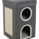 Trixie Krabpaal Cat Tower Saul Grijs - 39 x 39 x 64 cm