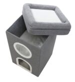 Trixie Krabpaal Cat Tower Saul Grijs - 39 x 39 x 64 cm