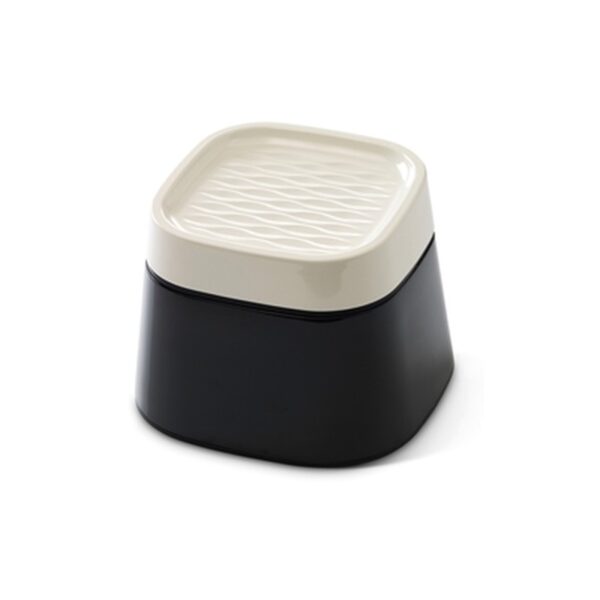 Savic Ergo Cube Voerbak Creme / Zwart - 22 x 22 x 16 cm