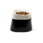 Savic Ergo Cube Voerbak Creme / Zwart - 22 x 22 x 16 cm