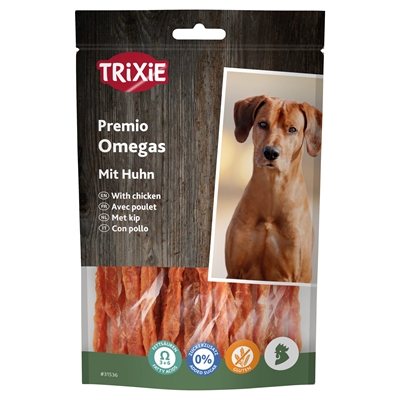 Trixie Premio Omega Stripes Kip - 100 g