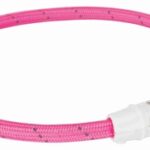 Trixie Lichtgevende Halsband Hond Flash Usb Tpu / Nylon Roze - 45 x 0,7 cm