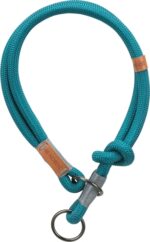Trixie Halsband Hond Be Nordic Halfslip Petrol / Lichtgrijs - 55 x 1,3 cm