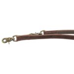 Trixie Hondenriem Rustic Verstelbaar Vetleer Donkerbruin - 200 x 2 cm