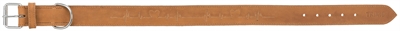 Trixie Halsband Hond Rustic Vetleer Heartbeat Bruin - 38-47 x 4 cm