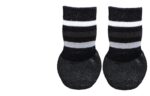 Trixie Hondensokken Anti-Slip Met Rubberlaag Rondom Zwart - L-Xl 2 stuks