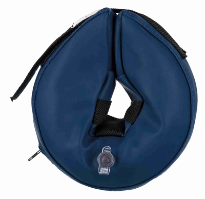 Trixie Beschermkraag Opblaasbaar Blauw - Xxs 14-18 x 6,5 cm