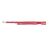Trixie Hondenriem Premium Verstelbaar Tweelaags Rood - 200 x 1,5 cm