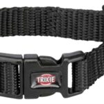 Trixie Halsband Hond Premium Zwart - 15-25 x 1 cm