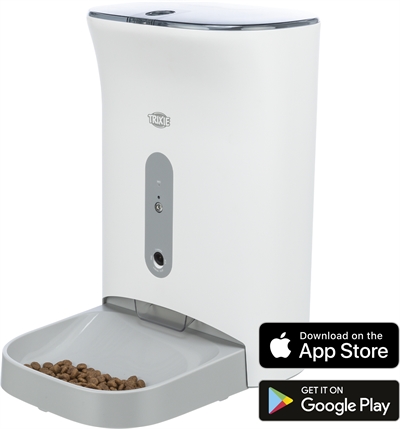Trixie Voederautomaat Smart 2.0 Wit / Grijs - 4,5 l 24 x 19 x 38 cm