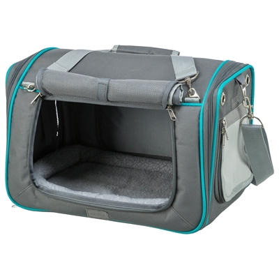 Trixie Reistas Vicky Knaagdier Met Uitneembaar Binnenkussen Grijs - 40 x 27 x 28 cm
