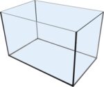 Aquarium Met Zwarte Kit – 45 x 28 x 28 cm